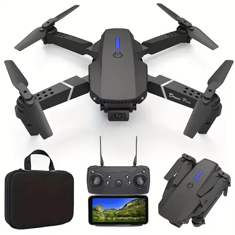 Professional Drone E88 4K  RC Drone Quadrotor Helicopter