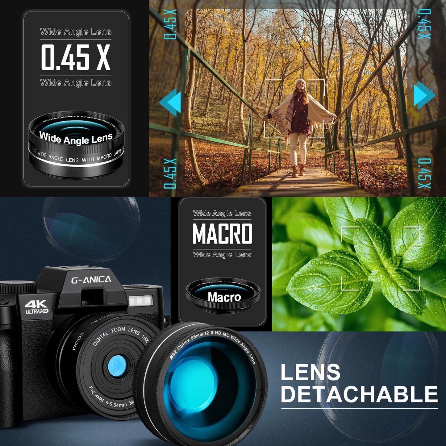 NBD 4K Digital Cameras for Photography 48MP Camera