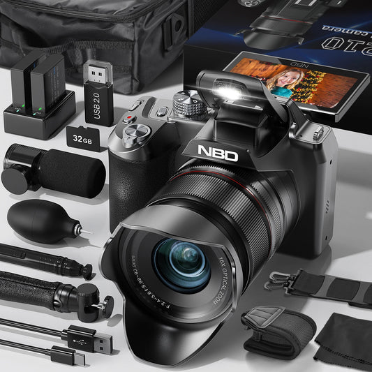 NBD 5K Digital Cameras For Photography, 64MP Vlogging Camera