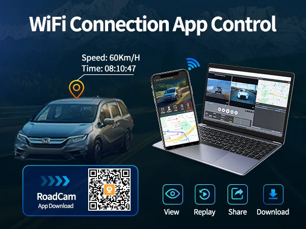 Imagebon 10.26" 4K ADAS Wireless CarPlay & Android Auto Dash Cam