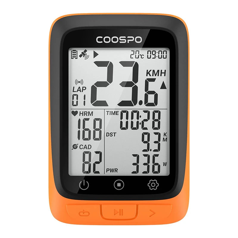 COOSPO BC107 Bike Computer GPS Wireless Bicycle Cycling Odometer Speedometer
