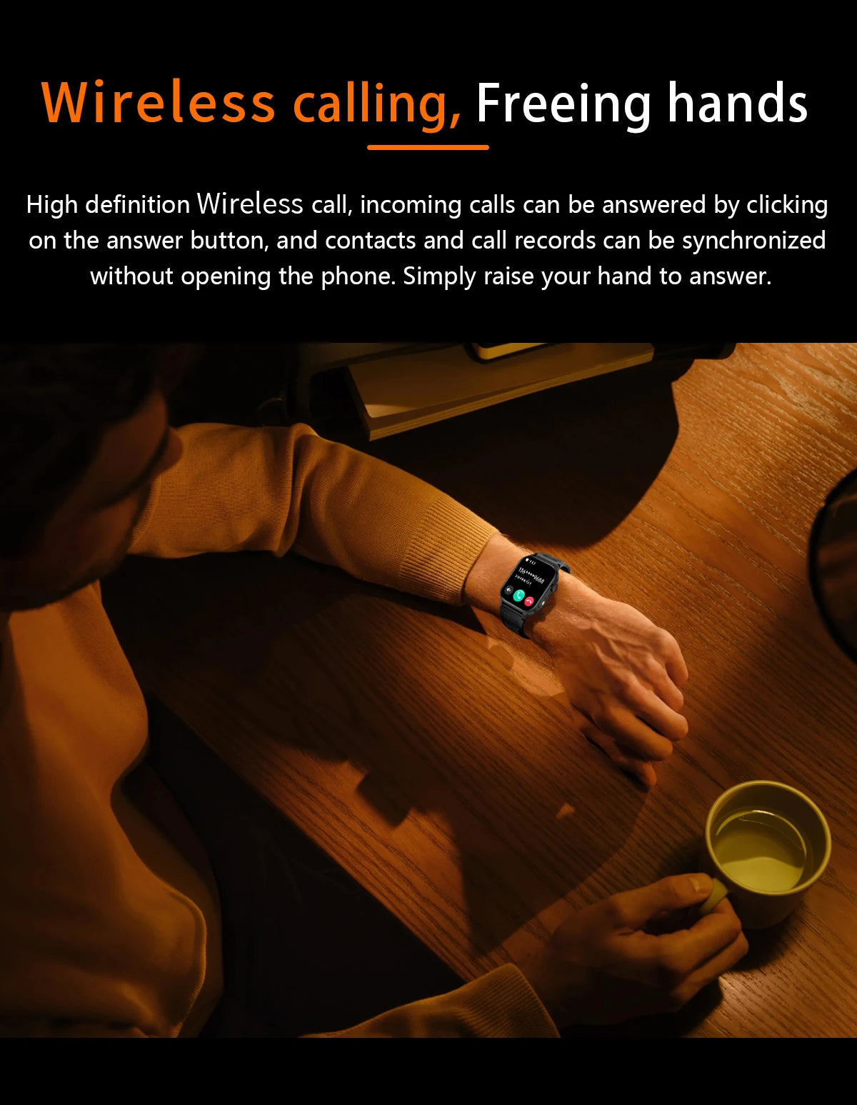 LIGE New Smart Watch LED Flashlight Military Sport Watches