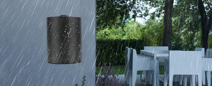Herdio 2PCS 5.25‘’ 300 Watts Passive Wired Indoor Outdoor Patio Deck Speakers All Weather Wall Mount System For Patio Garden