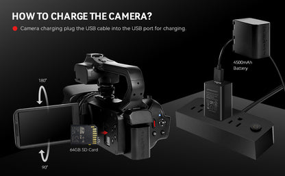 UHD 4k Video Camera Camcorder