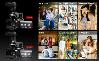 UHD 4k Video Camera Camcorder