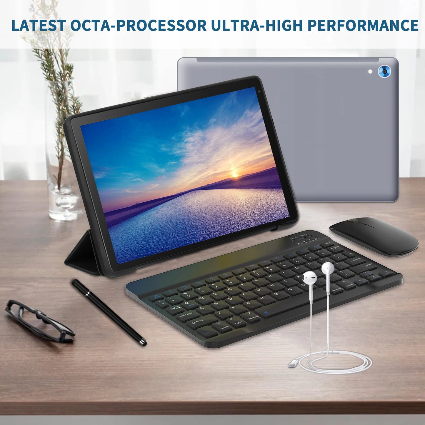 C108 Android Tablet 10.1 Inch Tablets Octa-Core 10GB RAM 128GB ROM