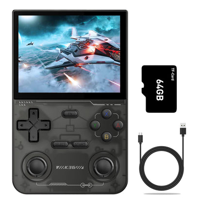 Hot Sale K36 64G Built in 16000+ Games, portable Retro Game Console Pocket Video Player