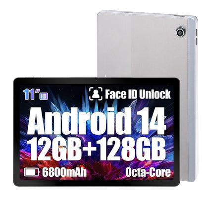 C9+ 11 Inch Tablet HD Display Android14 Octa-Core Processor 12GB RAM+128GB ROM(1TB TF)