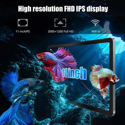 C9+ 11 Inch Tablet HD Display Android14 Octa-Core Processor 12GB RAM+128GB ROM(1TB TF)