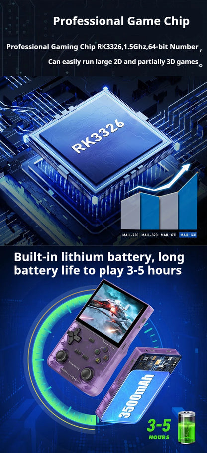 Hot Sale K36 64G Built in 16000+ Games, portable Retro Game Console Pocket Video Player