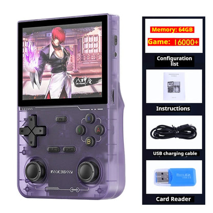 Hot Sale K36 64G Built in 16000+ Games, portable Retro Game Console Pocket Video Player
