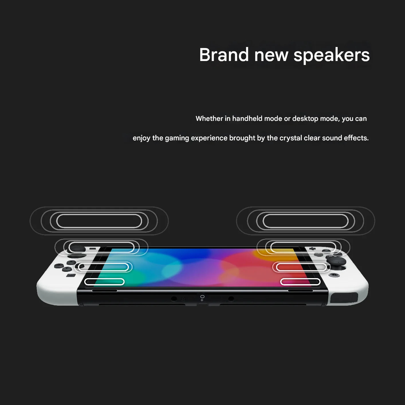 Nintendo Switch OLED 64GB Video game console with Joy Con 7 inch OLED screen