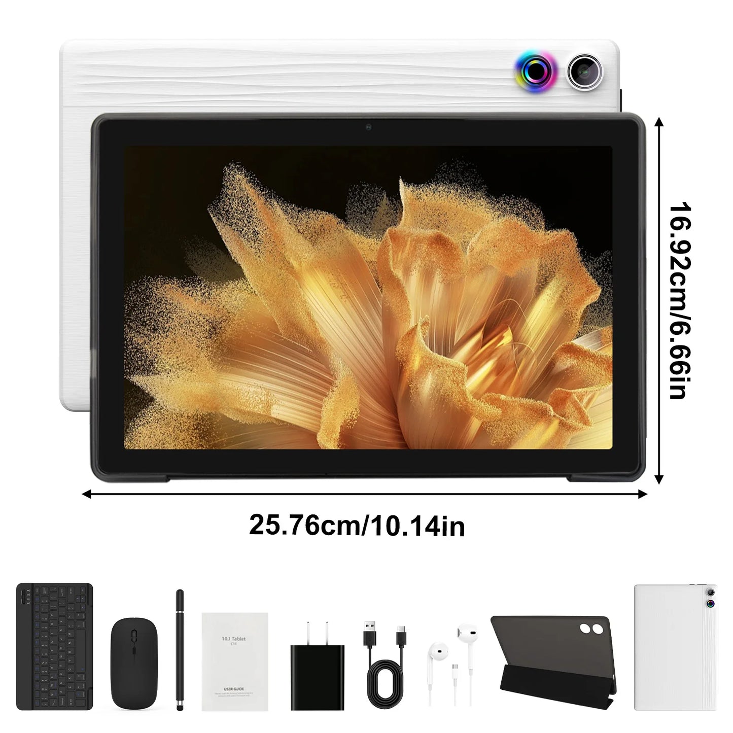 A7L 10.1 Inch Android 14 Tablet 14GB RAM 64GB ROM