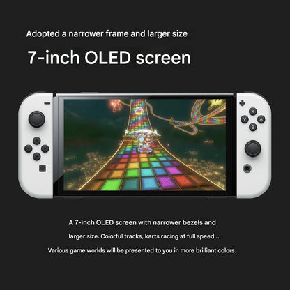 Nintendo Switch OLED 64GB Video game console with Joy Con 7 inch OLED screen