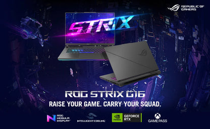ASUS ROG Strix G16 16" Gaming Laptop,Intel Core i9-14900HX,NVIDIA GeForce RTX 4060,64GB RAM,4TB SSD,Eclipse Grey,Windows 11 Home