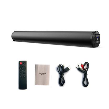 2024 Soundbar Sound Wireless Bluetooth Car Computer Speaker Stereo Tv Home Theater Sombar For 3.5mm Output PC