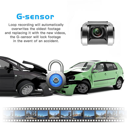 Podofo ADAS Dash Cam Dvr Dash Camera Car DVR HD Dashcam