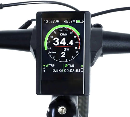 Electric Bike Speedometer with USB Port, TFT Display, P850C for BAFANG BBS, Mid Drive Hub Motor, Ebike Computer