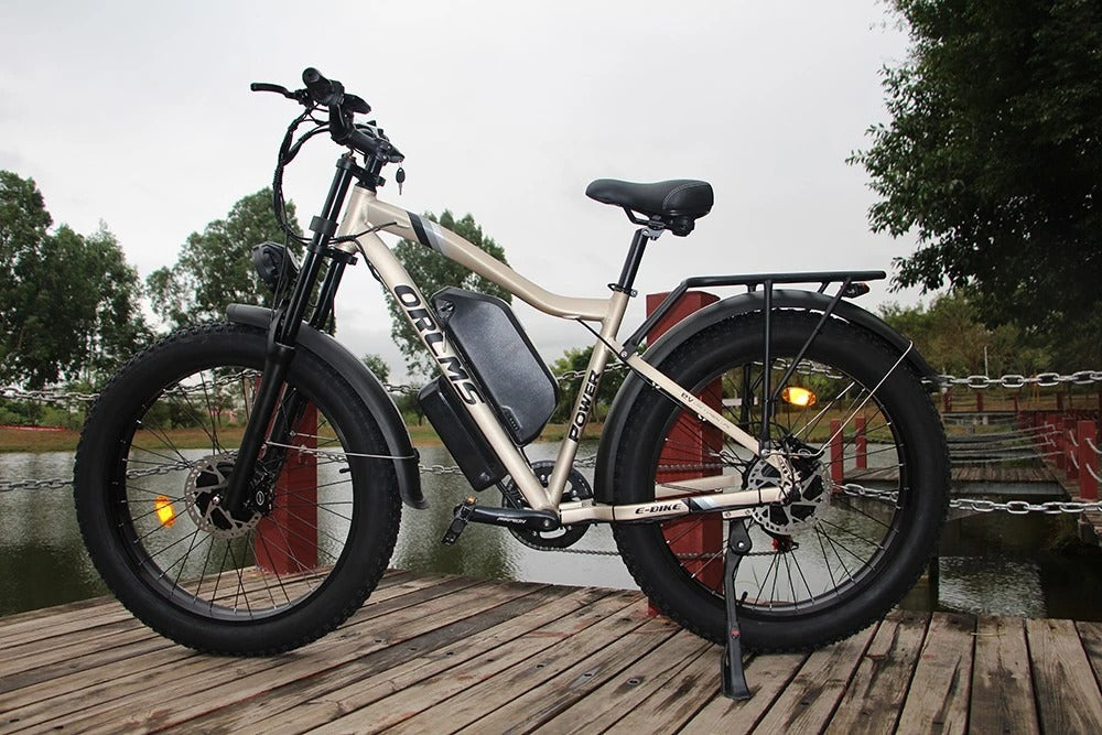 ORLMS MX500 26" Fat Tire Mountain Electric Bike 2000W Dual Motor 52V 25Ah Battery