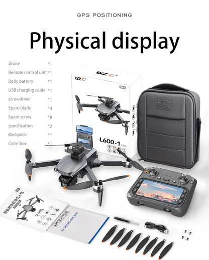 L600-1 Pro MAX GPS 4K Professional  Rc Quadcopter Drone