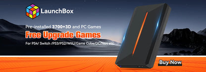 500G Retro Gaming HDD Video Game Console with 38200+Games