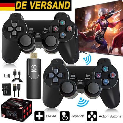 4K HD K8 Gamepad 64G Retro Video Game Console 40000+ Game