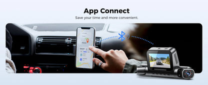 AZDOME 4 Channel Dash Cam 360° View