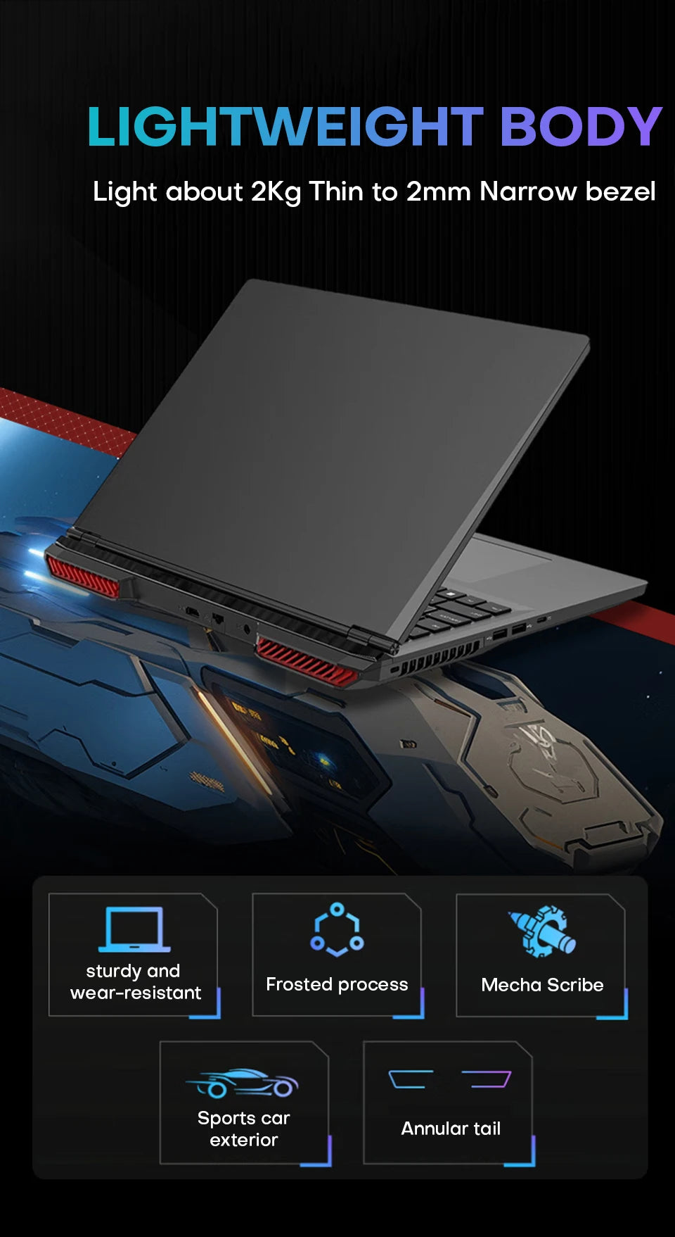Xiaman 16" Gaming Laptop i1060 Notebook PC 16GB DDR4 1TB SSD Windows 11 Pro Laptop Gamer