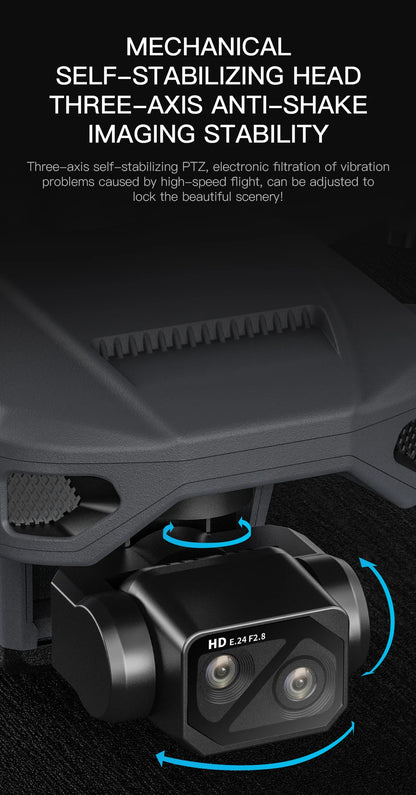 ZLL SG909 MAX GPS Drone With 4K Camera 6KM Touch Screen RC Profesional Drone 360° obstacle avoidance Foldable RC Quadcopter