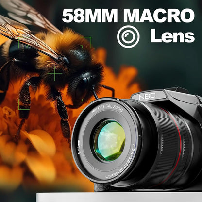 NBD 5K Digital Cameras For Photography, 64MP Vlogging Camera