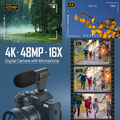NBD 4K Digital Cameras for Photography 48MP Camera