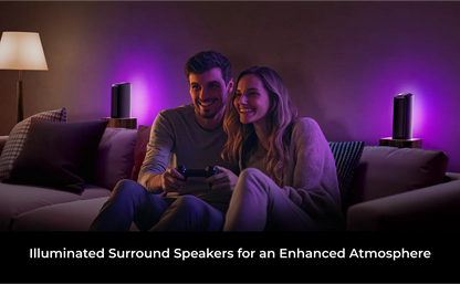 ULTIMEA 410W 7.1ch Soundbar with Wireless Subwoofer & 2 Surround Speakers, Surround Sound System Home Theater Bluetooth Speakers
