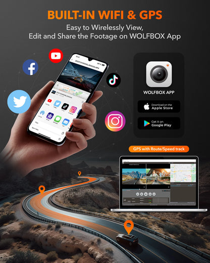 WOLFBOX I07 Dash  Cam