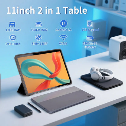 URAO C9+ 11 Inch Tablet Android 14 12GB RAM 128GB ROM(1TB TF Extensions)