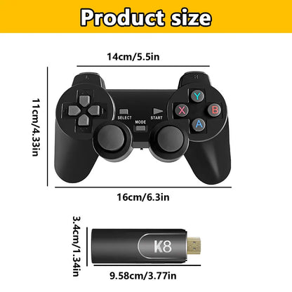 4K HD K8 Gamepad 64G Retro Video Game Console 40000+ Game