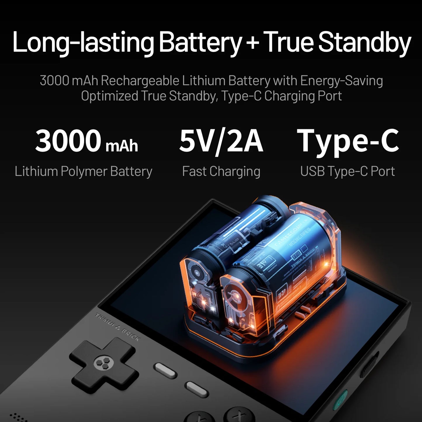 Trimui Brick Retro Handheld Gaming Console -