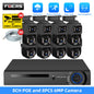FUERS 8CH Poe 6MP Camera System Video Surveillance Kit Security Camera Ptz Camera Outdoor Camera Two Way Audio Full Color Night