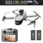 『GPS』S50 Pro Drone Toys, 2 Batteries, 4.5-inch Large Screen Remote, HD Camera: Capture & Record & Live View, Obstacle Avoidance
