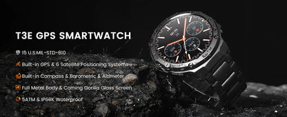 HIDAMEL T3E GPS Smart Watch