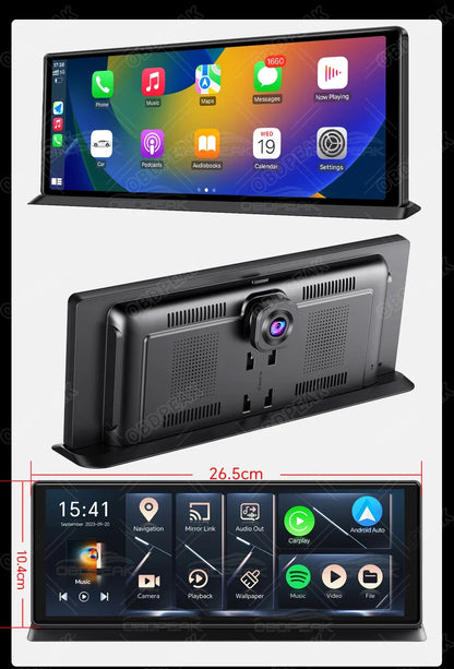 11.3" Android 14 Dash Cam Wireless CarPlay Android