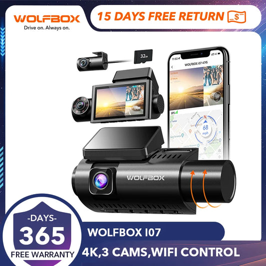 WOLFBOX I07 Dash  Cam