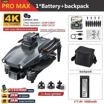 L600 PRO MAX GPS Drone Professional 4K
