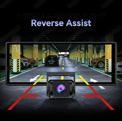 4GB+64GB 11.3 Inch Android 14 Dual Lens Dash cam Camera