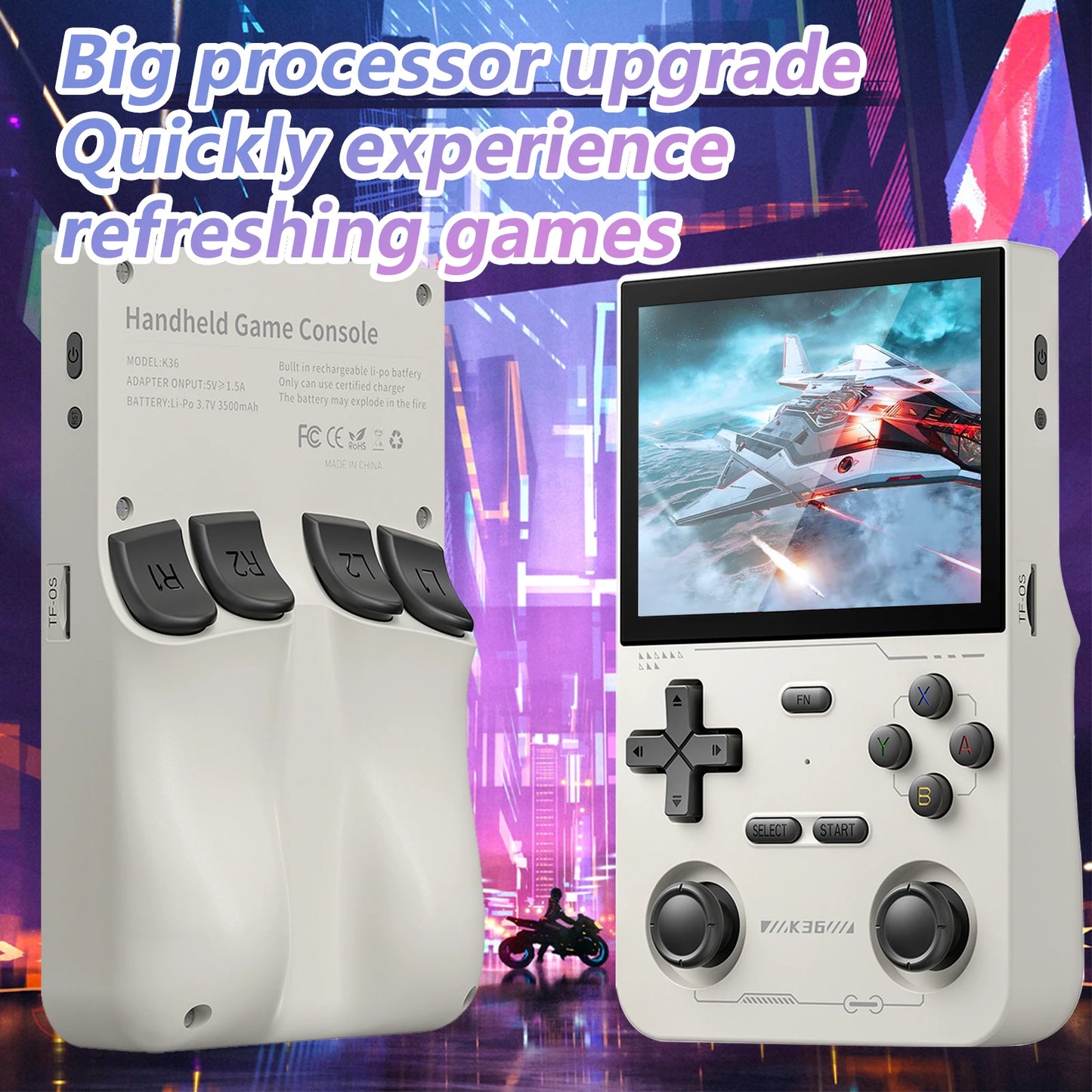 GAMINJA K36 Handheld Game Console