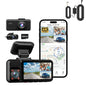 REDTIGER 3 Channel Car Camera 4k Dash Camera
