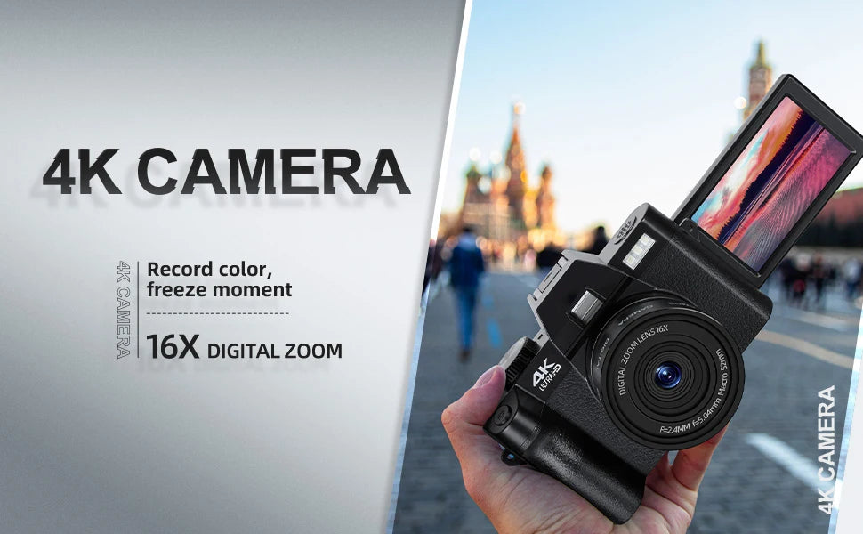 NBD 48MP Digital Cameras for Photography with WiFi & App Control,4K Autofocus Vlogging Camera