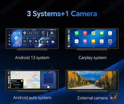 OBDPEAK T30 10.26“ Android 13  Ai Screen Carplay Android  Mirror Camera
