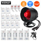 KERUI Tuya Smart WIFI Security Alarm System Kit 110dB Wireless Loud Indoor/Outdoor Siren Horn Home Burglar Motion Door Sensor