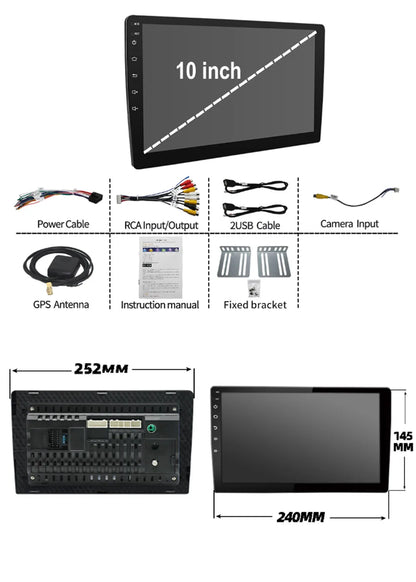 Android Car Radio Carplay  Car Multimedia Video Player GPS