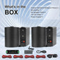 Herdio 5.25'' 600W Outdoor Bluetooth Speakers Waterproof Wired Wall Mount Weatherproof Loudspeaker System For Indoor-Outdoor